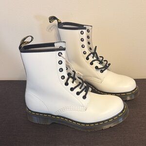 Dr. Martens White Combat Boots